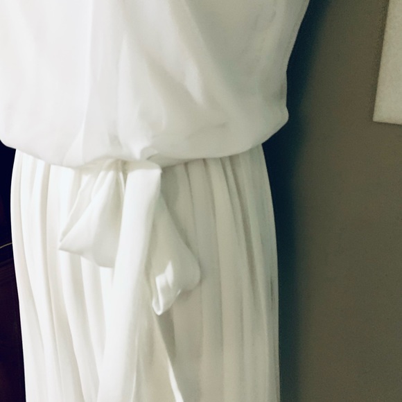 Bisou Bisou white pleated maxi dress - Picture 9 of 12